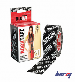 Тейп Rocktape H20 (RCT100-BKH20-OS, 5см x 5м, черный)